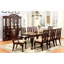 Petersburg I Dining Table Cherry Finish 